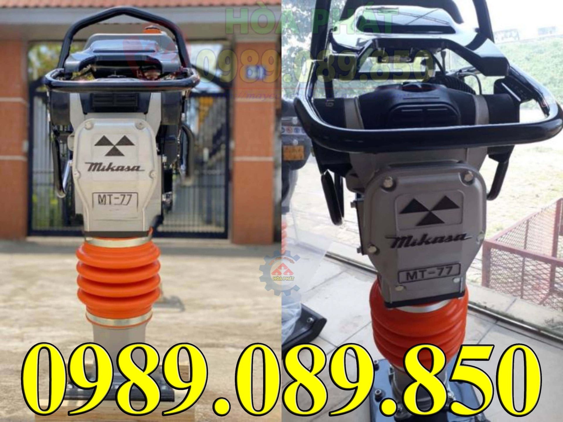 Đầm c&oacute;c Mikasa MT77 động cơ Honda chạy xăng tốt nhất.