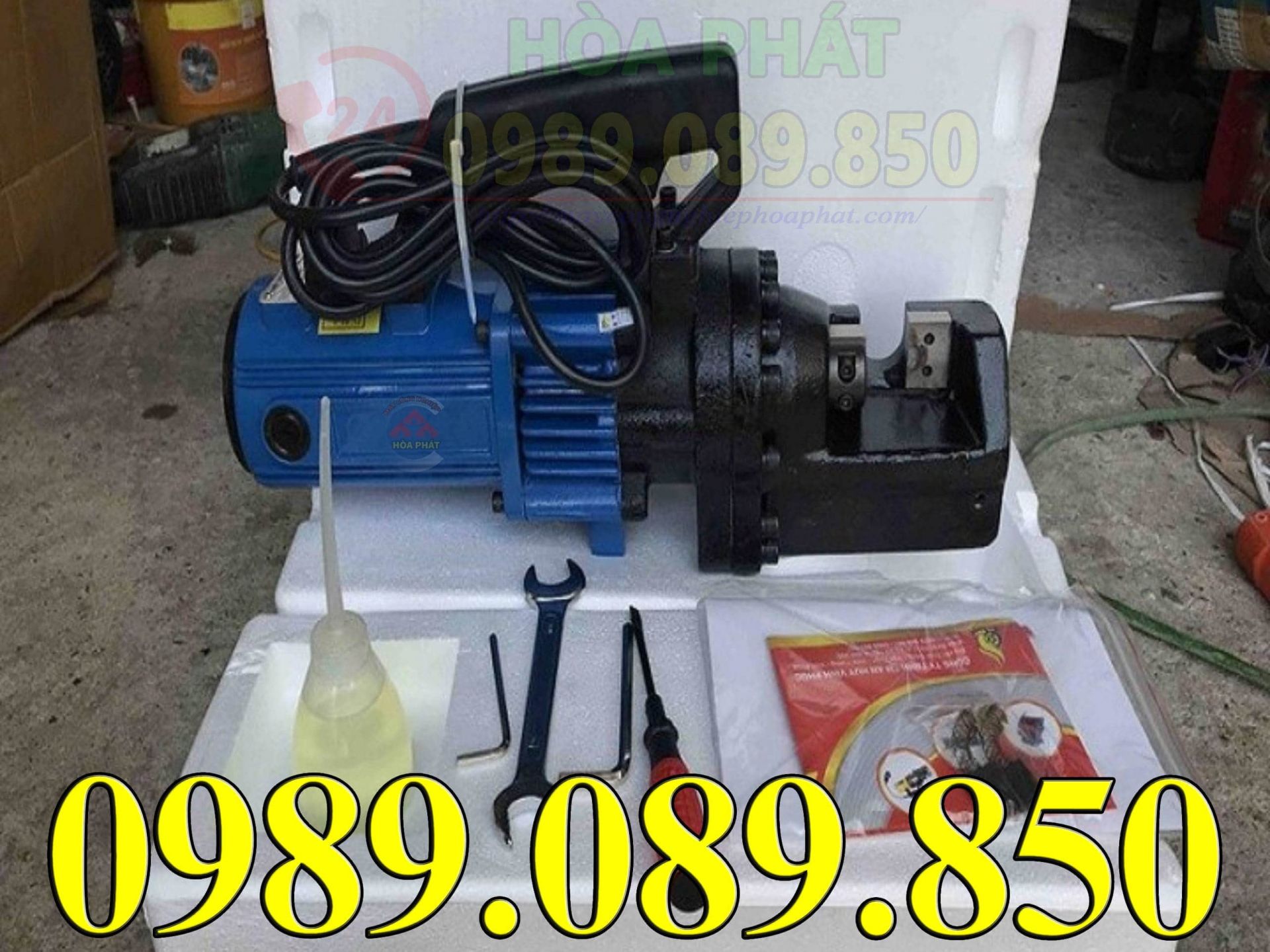 M&aacute;y cắt sắt thủy lực cầm tay Model RC-25 điện 220V.