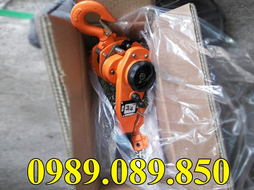 pa lăng xích lắc tay 0,75 tấn
