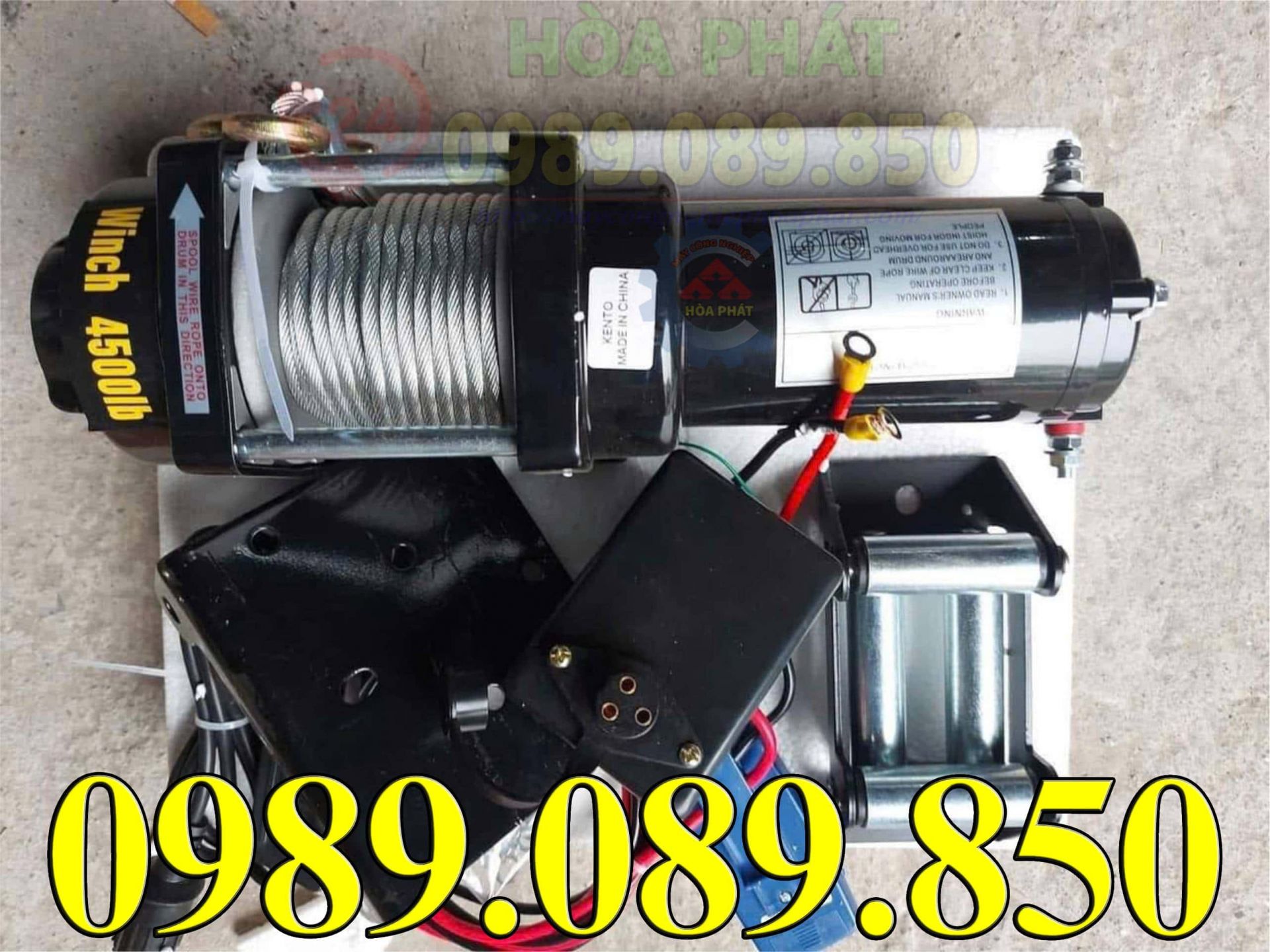 Tời điện 12v/24v 4500lbs