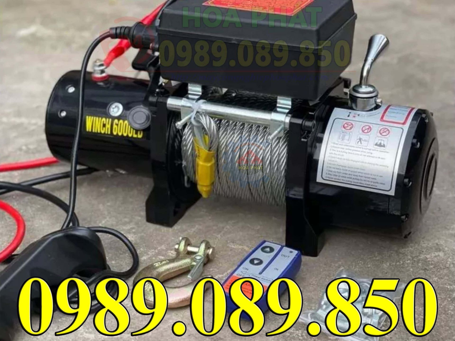 Tời điện ắc quy ATV WINCH 6000LBS nhập khẩu.