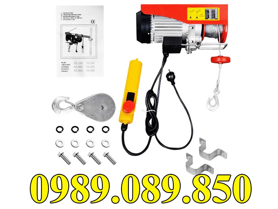 Cấu tạo c&aacute;c bộ phận tời điện mini