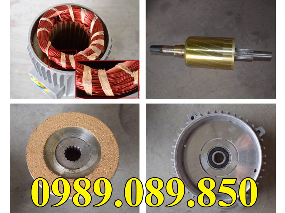 Cấu tạo động cơ m&aacute;y tời điện mini