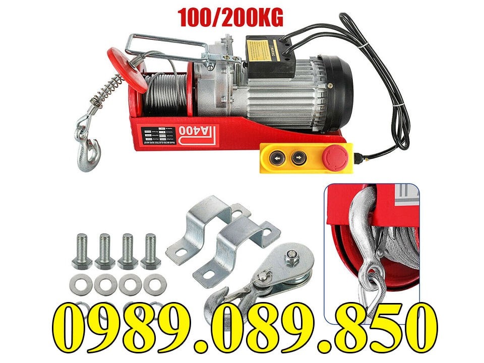 Tời điện mini 150kg - Pa400